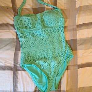 Mossimo one piece lace/crochet swimsuit